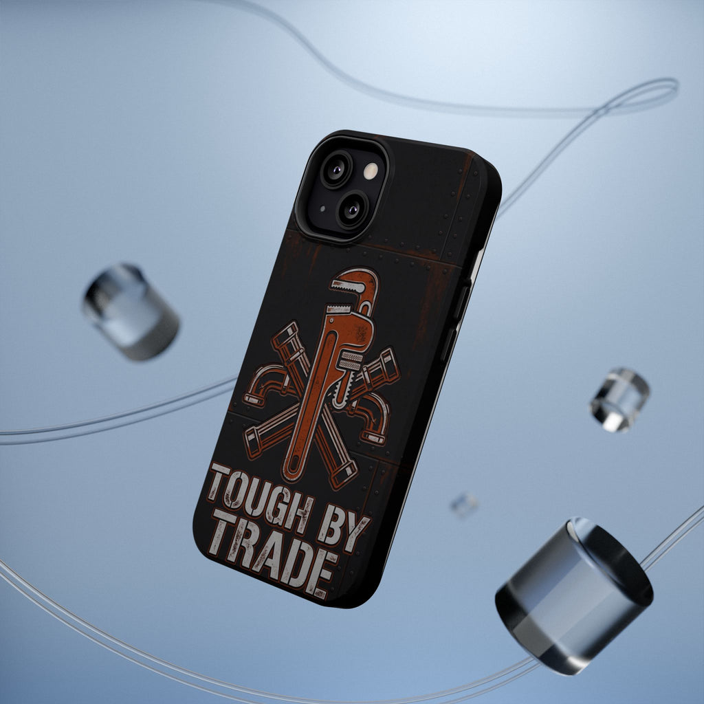 Tough By Trade Phone Case — Crossed Wrenches Wireless Charging Cover