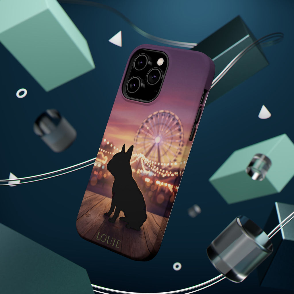 Personalized French Bulldog Carnival Nights Phone Case — Wireless Charging Cover