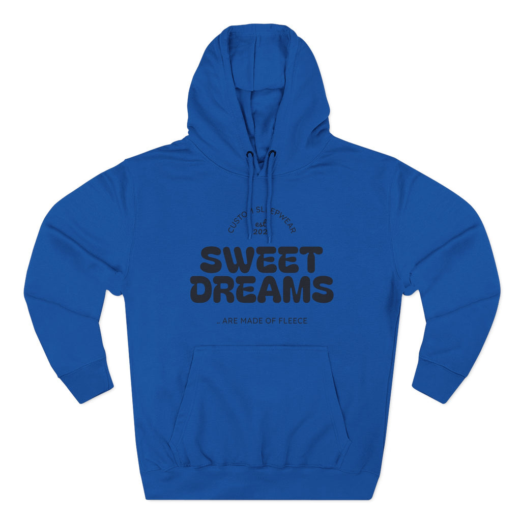 Sweet Dreams Hoodie — Cozy Fleece Pullover with Retro Script