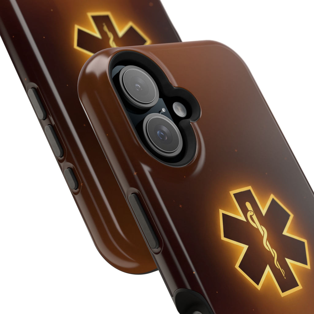 Paramedic/EMT Skyline Phone Case — Magnetic Wireless Charging Cover