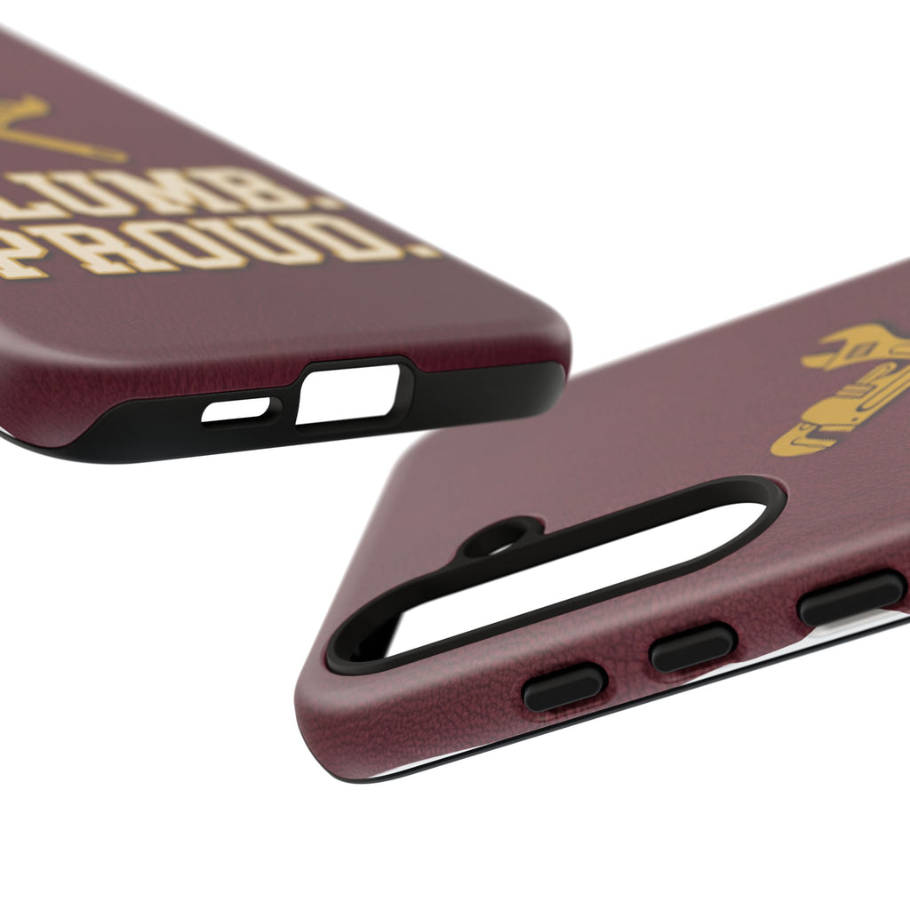 Plumb. Proud. Varsity Print Phone Case - Samsung & iPhone Series