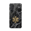 Paramedic/EMT Marble Phone Case — Magnetic Wireless Charging Cover