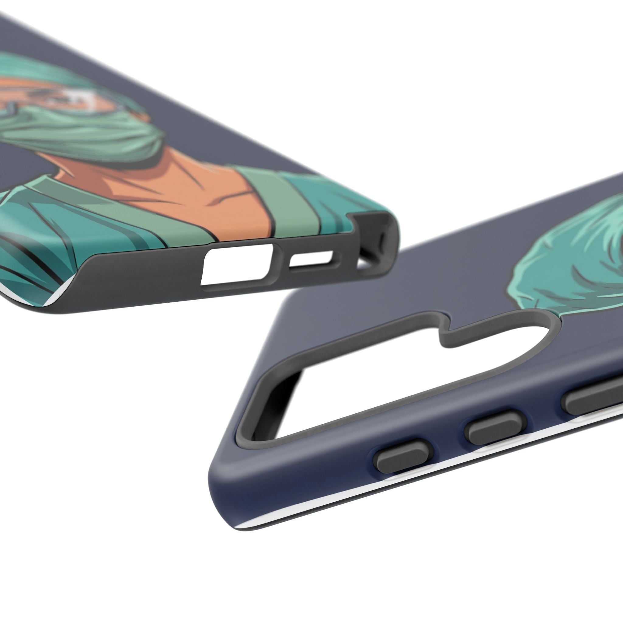 Nurse Illustrated Portrait Phone Case | iPhone & Samsung