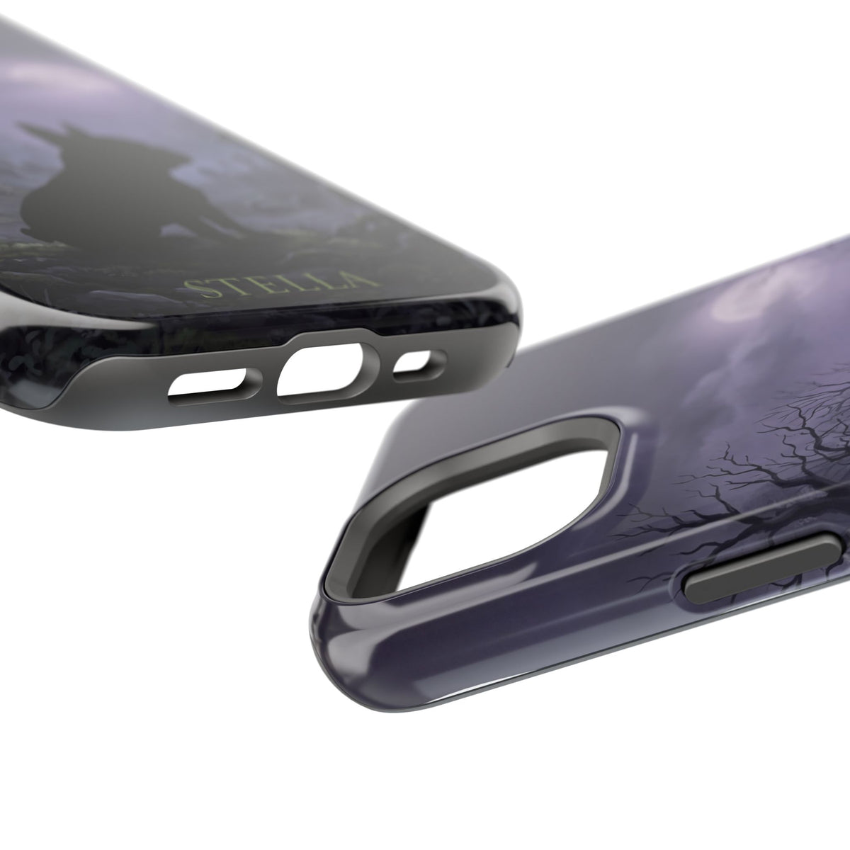 Personalized French Bulldog Moonlit Graveyard Phone Case — Wireless Charging Cover