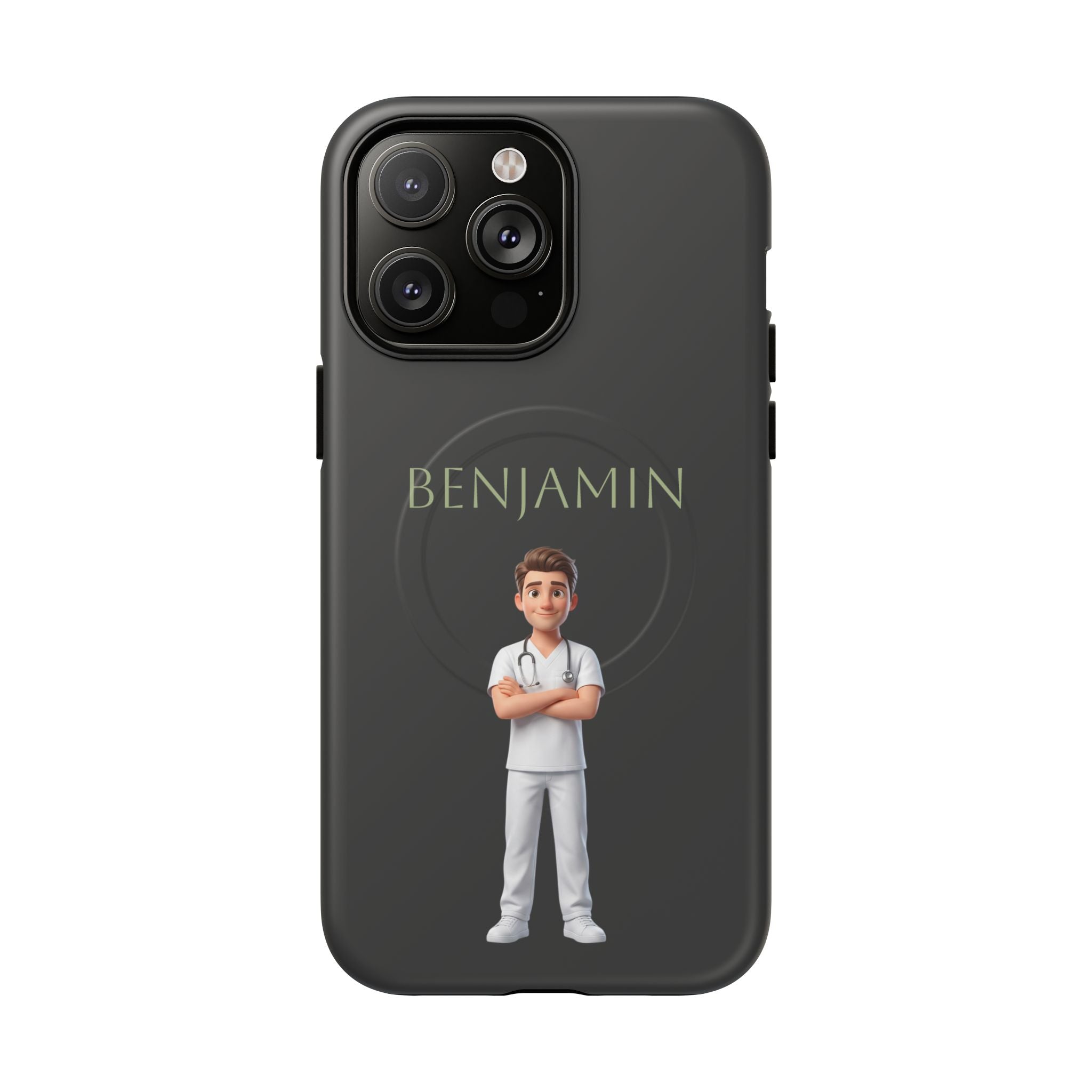 Personalized Nurse Phone Case | MagSafe Compatible, Custom Name iPhone Case