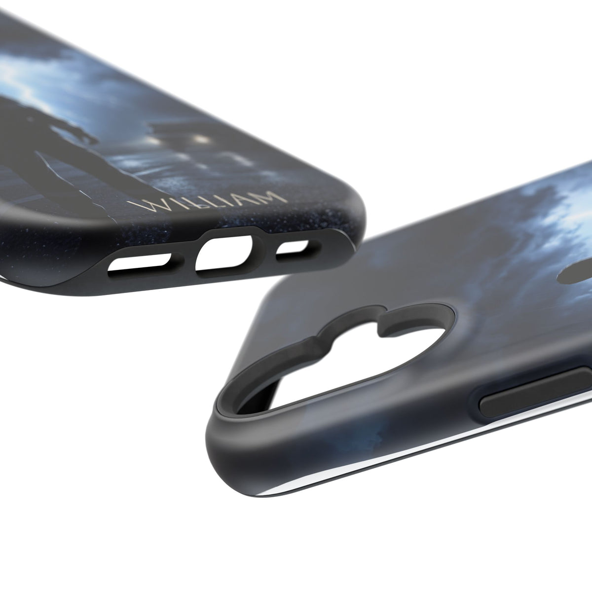 Personalized Lightning Storm EMS Phone Case — Wireless Charging Cover