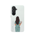 Nurse Illustration Phone Case — Impact-Resistant Wireless Charging Cover