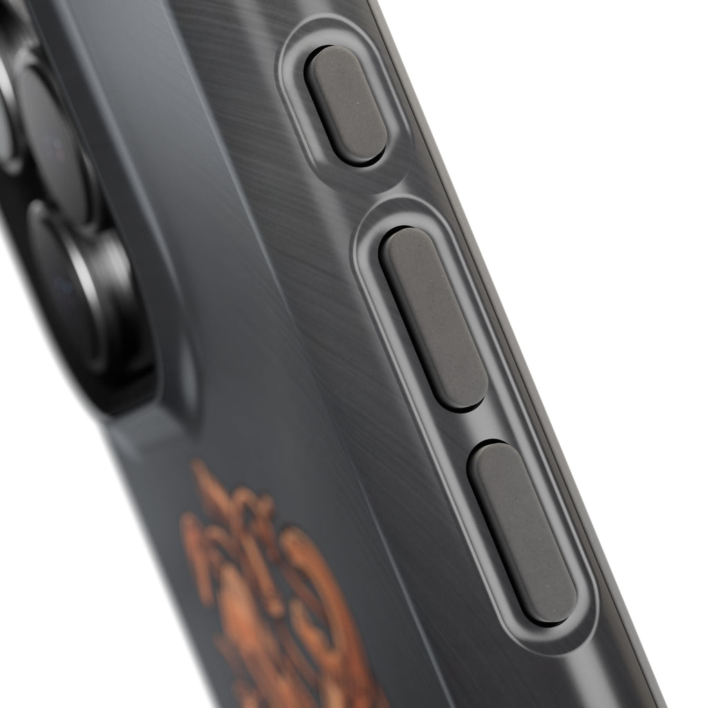 Crafted to Last Phone Case — Crossed Wrenches Wireless Charging Cover