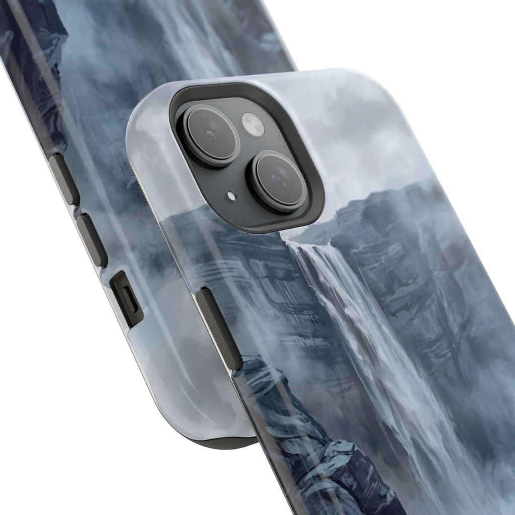 Personalized French Bulldog Misty Waterfall Phone Case — Wireless Charging Cover