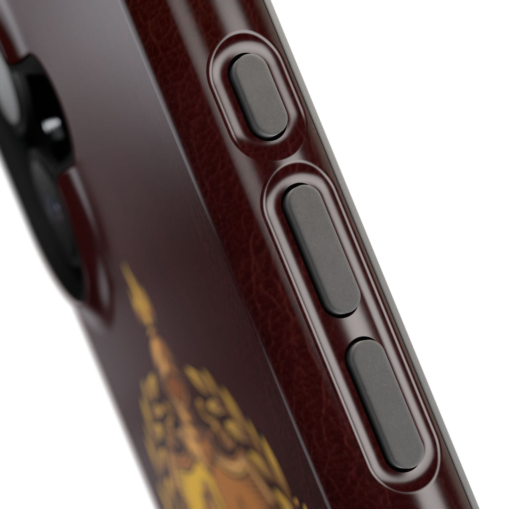 Plumber Crest Phone Case — Heraldic Shield Wireless Charging Cover