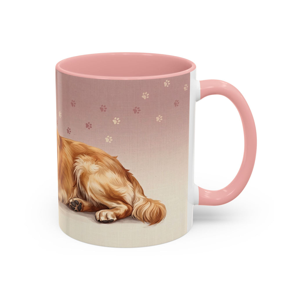 Golden Retriever Lying Down Mug | Golden Retriever Lover Gift | Cute Dog Coffee Mug