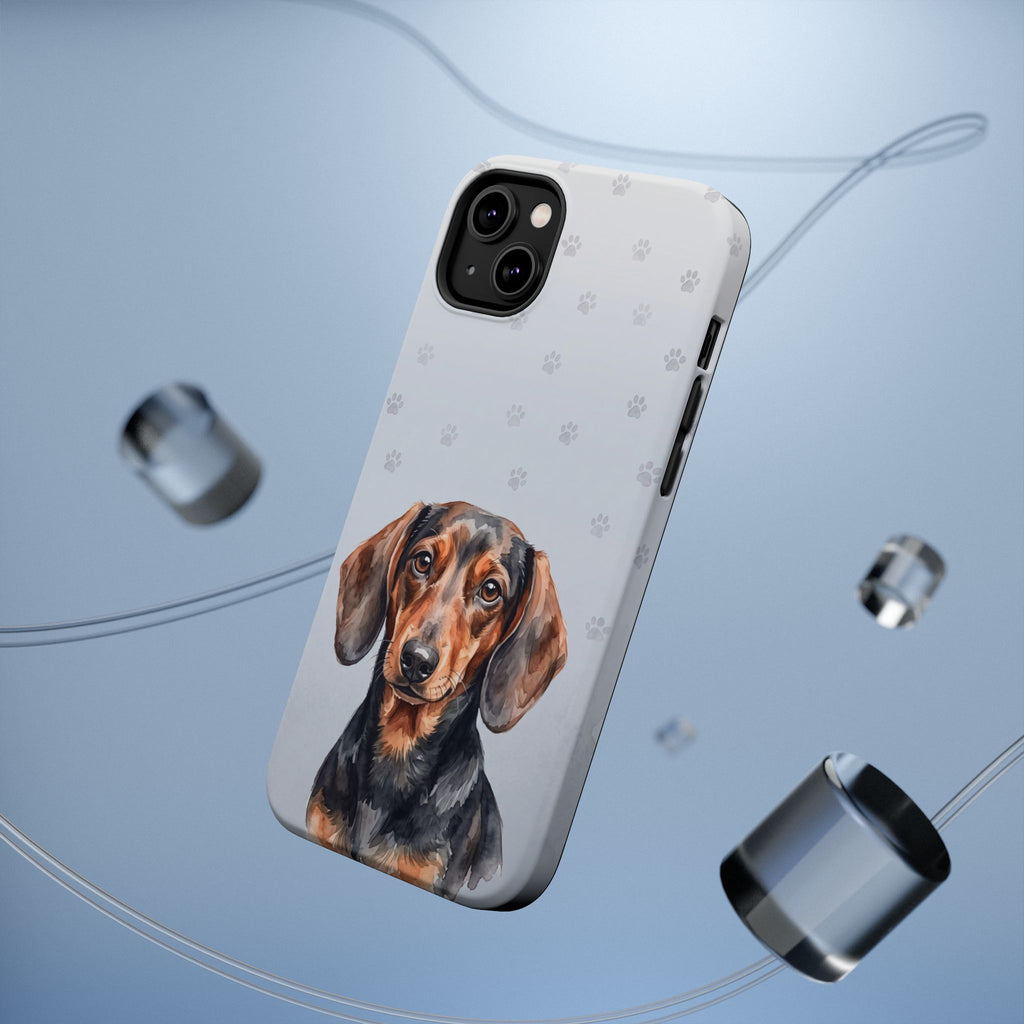Dachshund Phone Case — Impact-Resistant Wireless Charging Cover