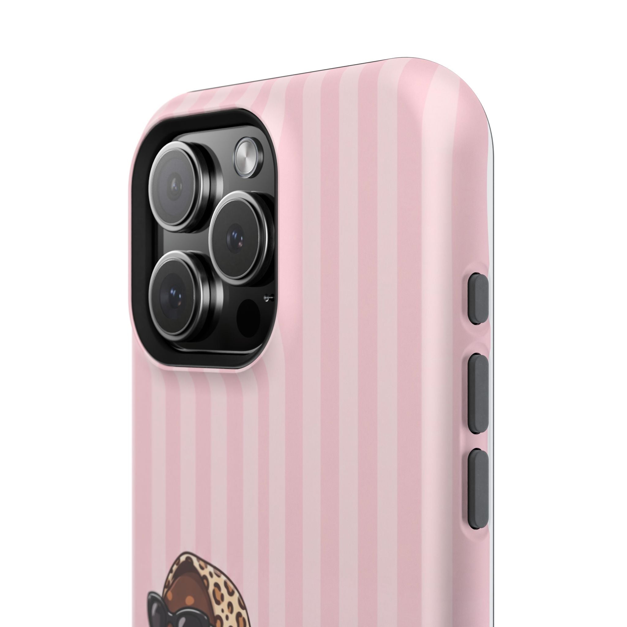 Preppy Dachshund Phone Case — Impact-Resistant Wireless Charging Cover