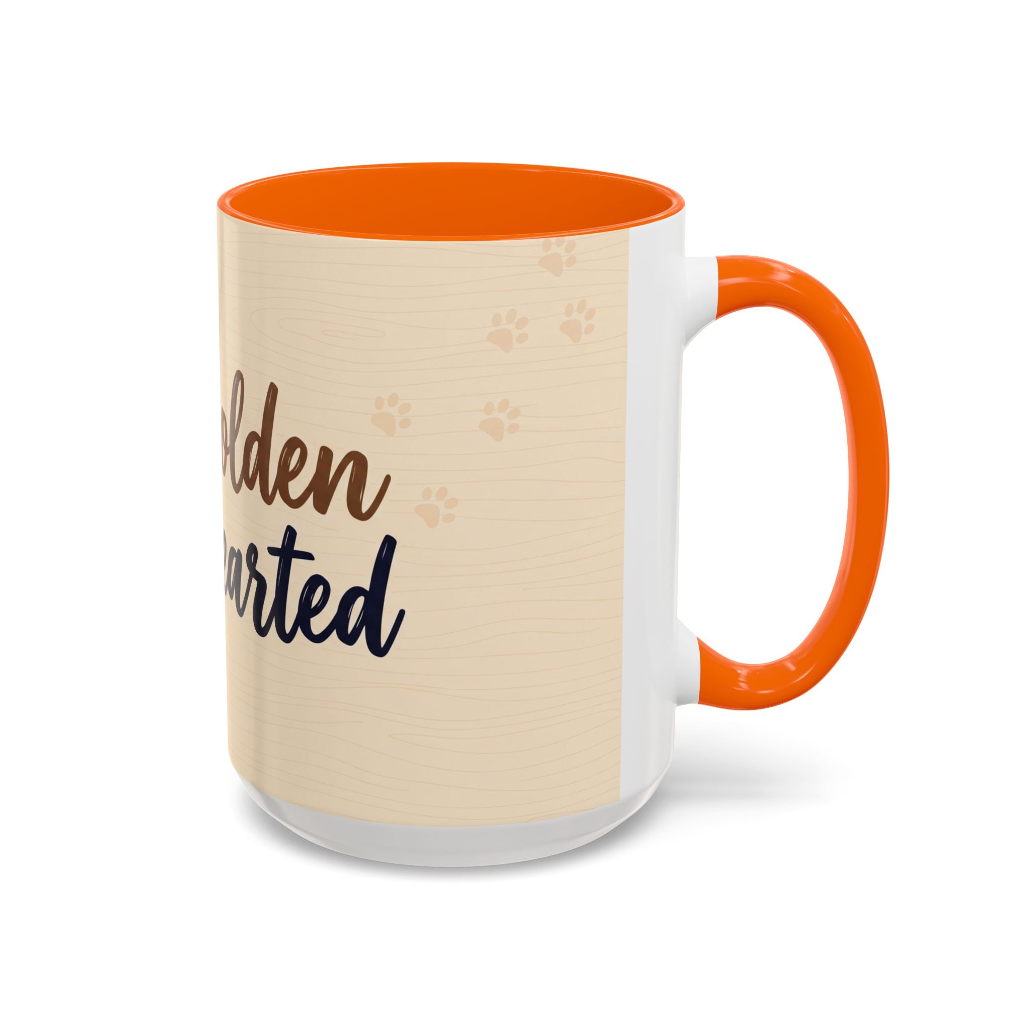 Golden Hearted Mug | Golden Retriever Lover Gift | Cute Dog Coffee Mug