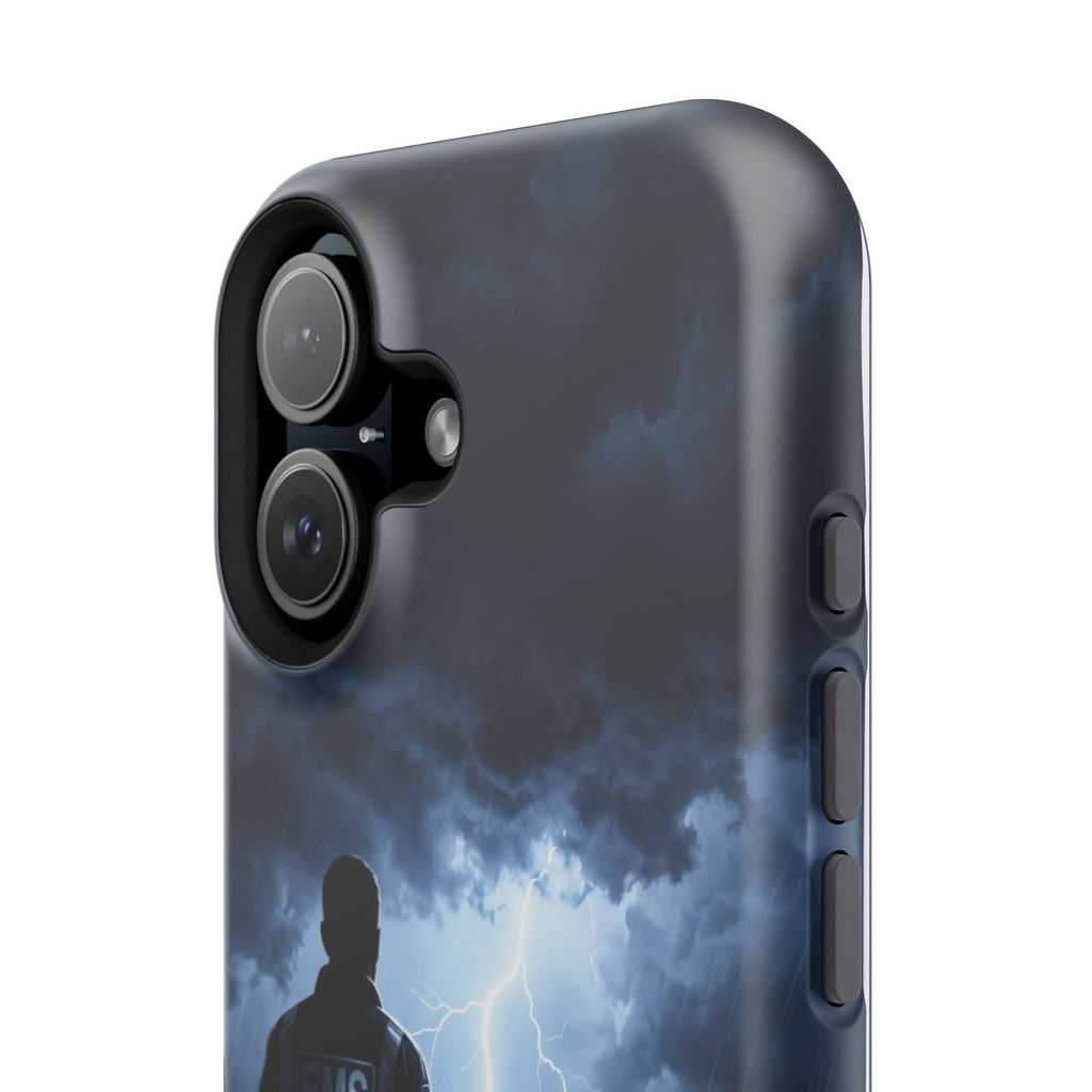 Personalized Lightning Storm EMS Phone Case — Wireless Charging Cover