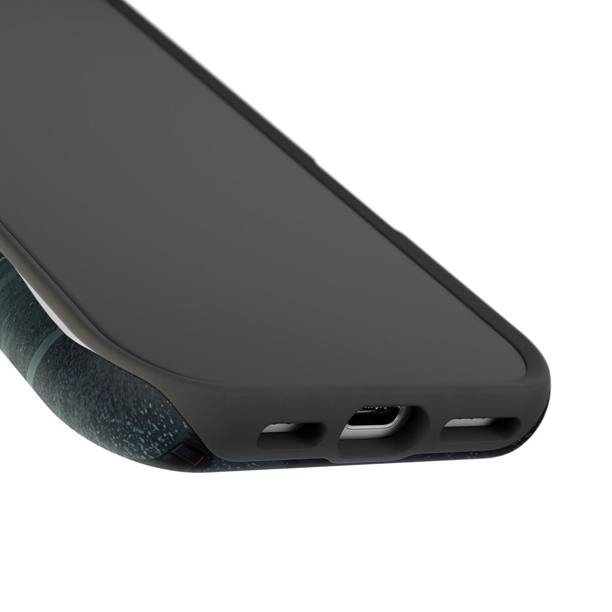 Female Paramedic Green Storm Phone Case — Magnetic Wireless Charging Cover