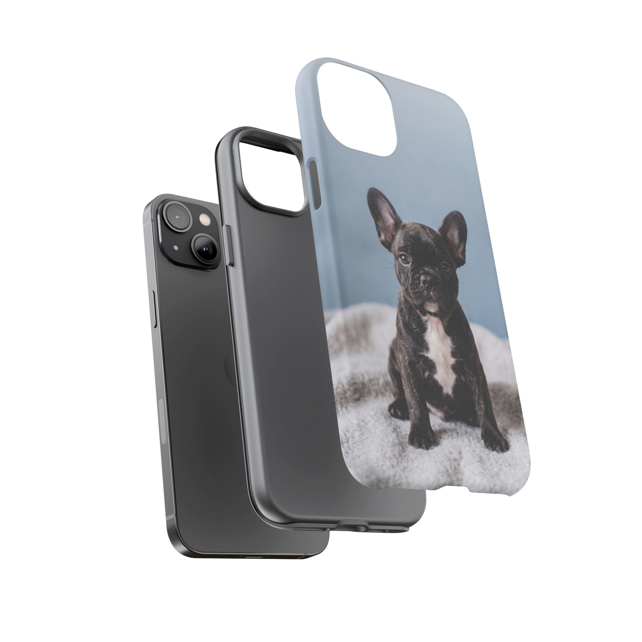 French Bulldog Puppy Phone Case | Adorable Brindle Frenchie Portrait | Samsung & iPhone
