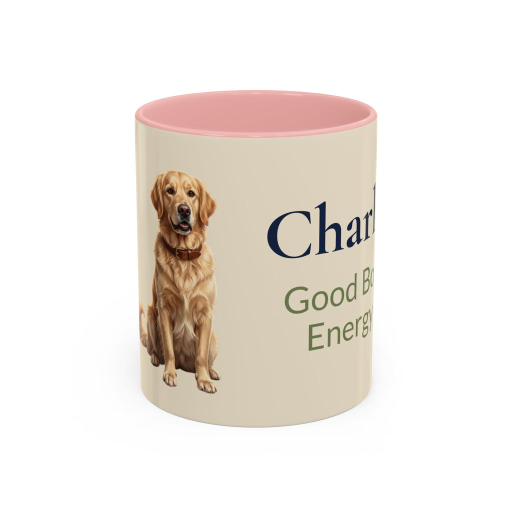 Personalized Golden Retriever Mug | Custom Name & Message Dog Mom Dad Coffee Mug