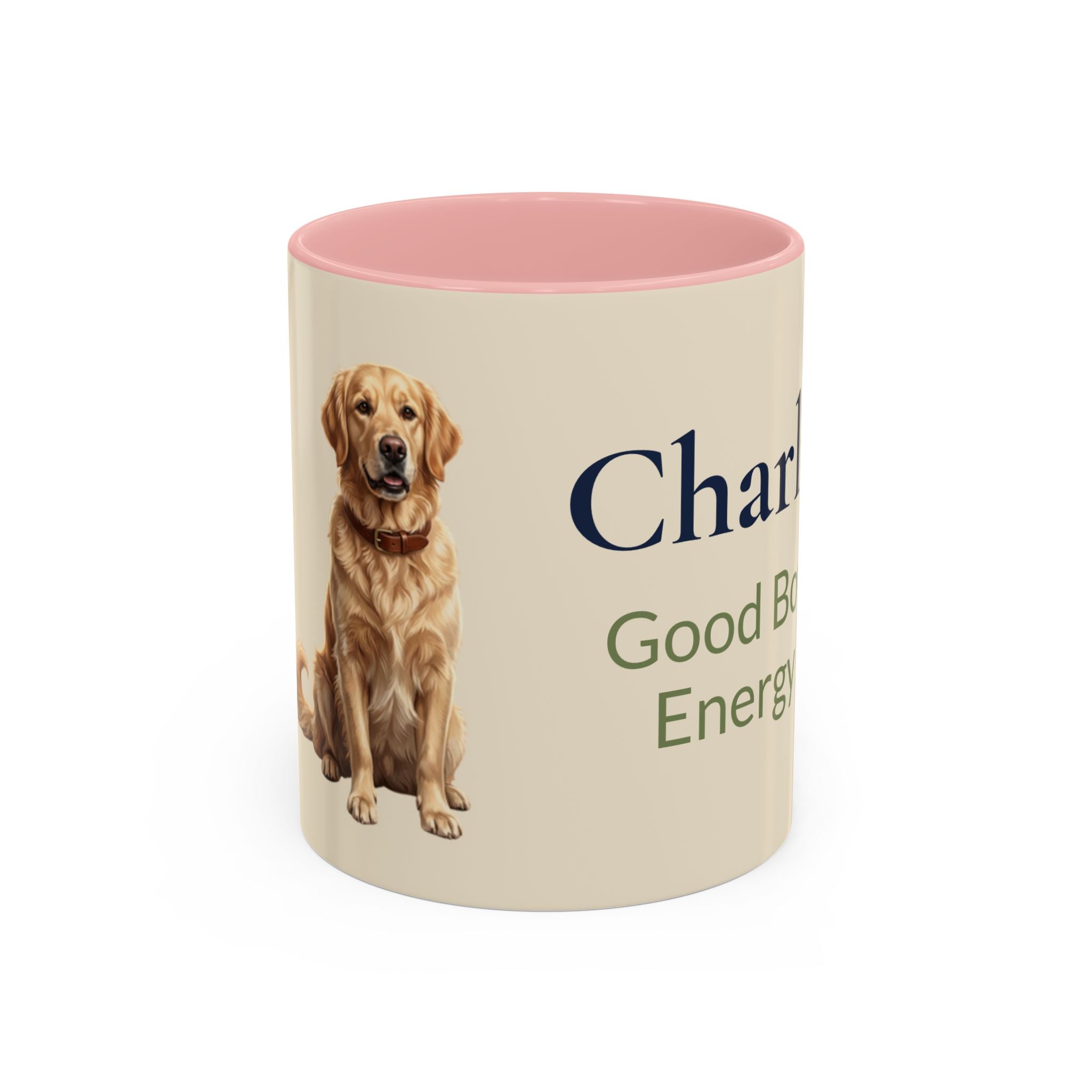 Personalized Golden Retriever Mug | Custom Name & Message Dog Mom Dad Coffee Mug