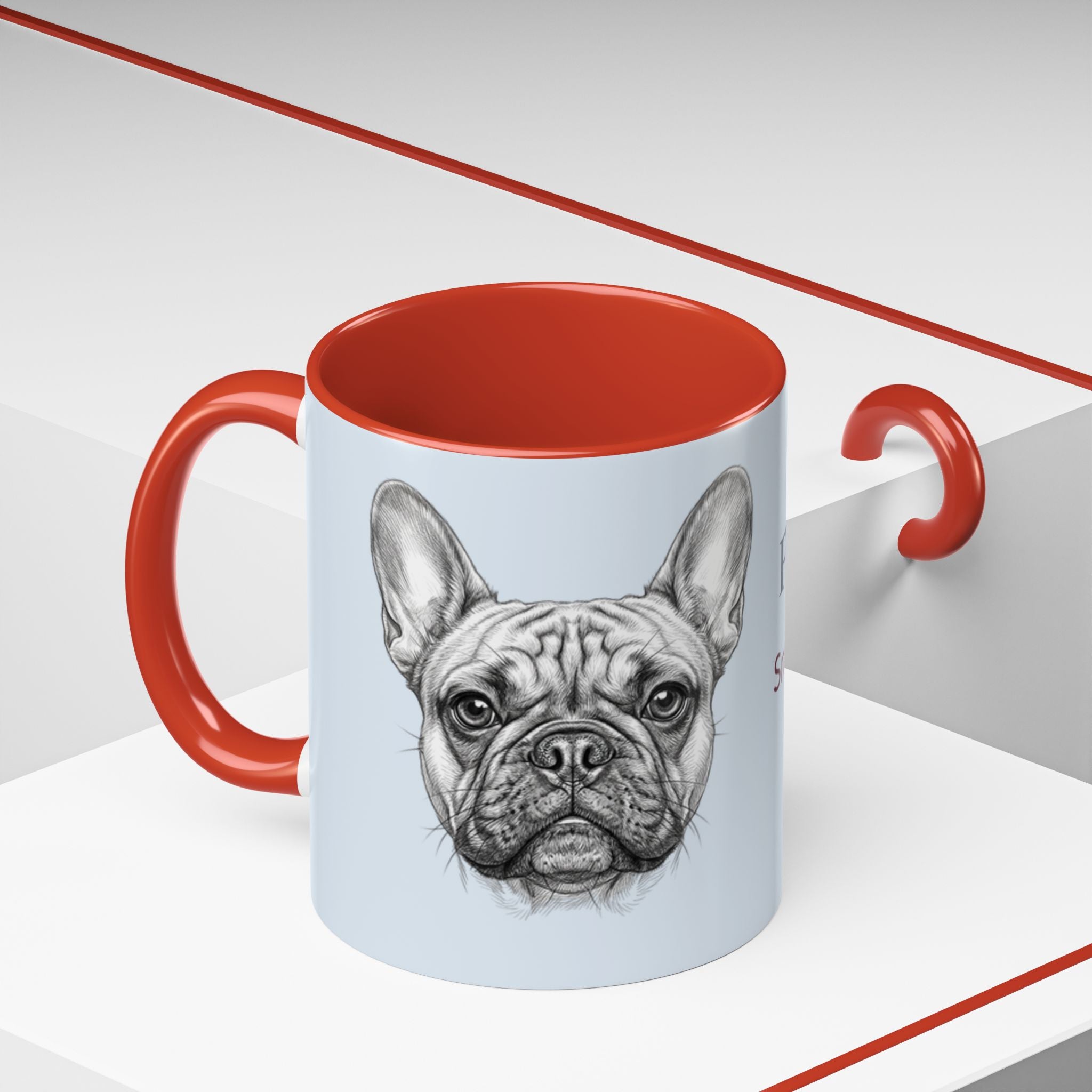 Personalized Frenchie Mug | Custom Name Mug | French Bulldog Gift | Frenchie Lover Coffee Cup
