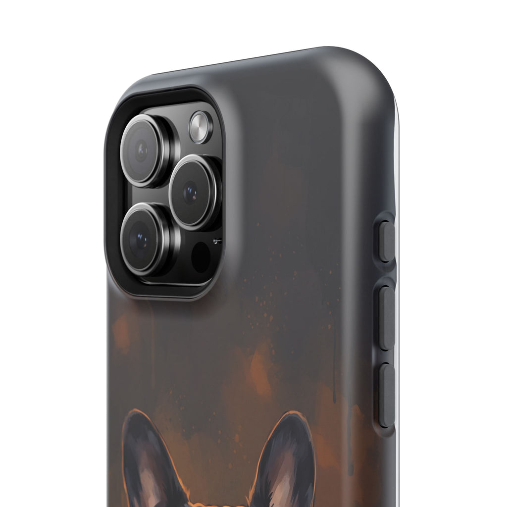 French Bulldog Portrait Phone Case — Impact-Resistant Wireless Charging Cover