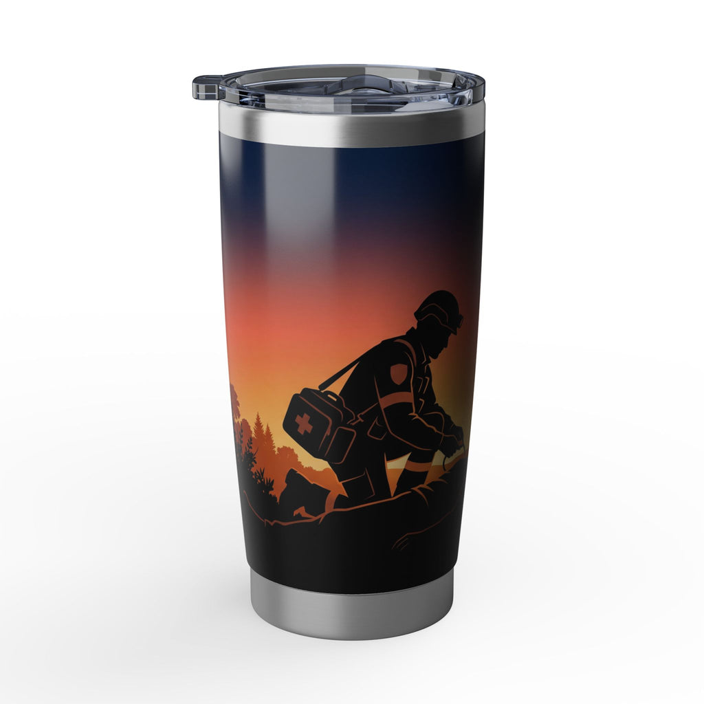 Paramedic/EMT 20oz Tumbler – Silhouette Sunset Design
