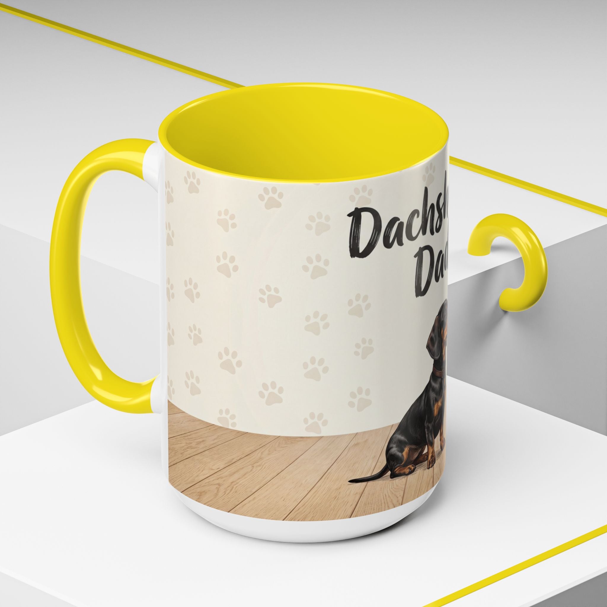 Dachshund Dad Mug | Cute Dog Dad Coffee Mug | Wiener Dog Gift for Dachshund Lovers