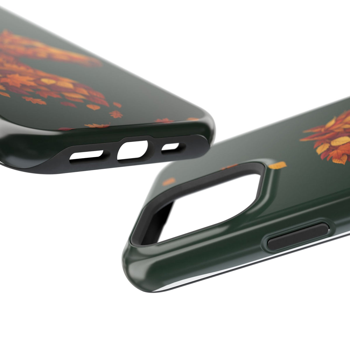 Autumn Leaves Horse Phone Case — Tough Magnetic Case with Wireless Charging