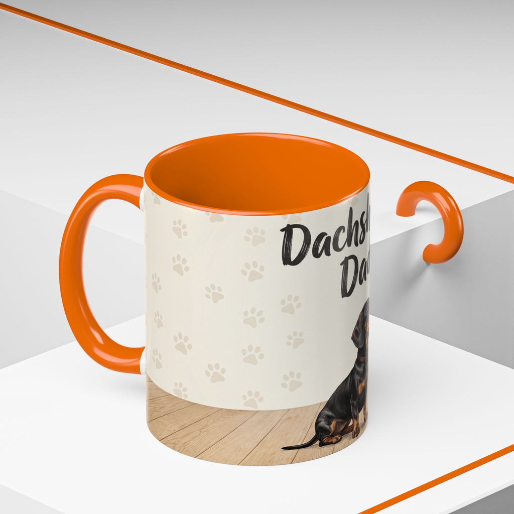 Dachshund Dad Mug | Cute Dog Dad Coffee Mug | Wiener Dog Gift for Dachshund Lovers