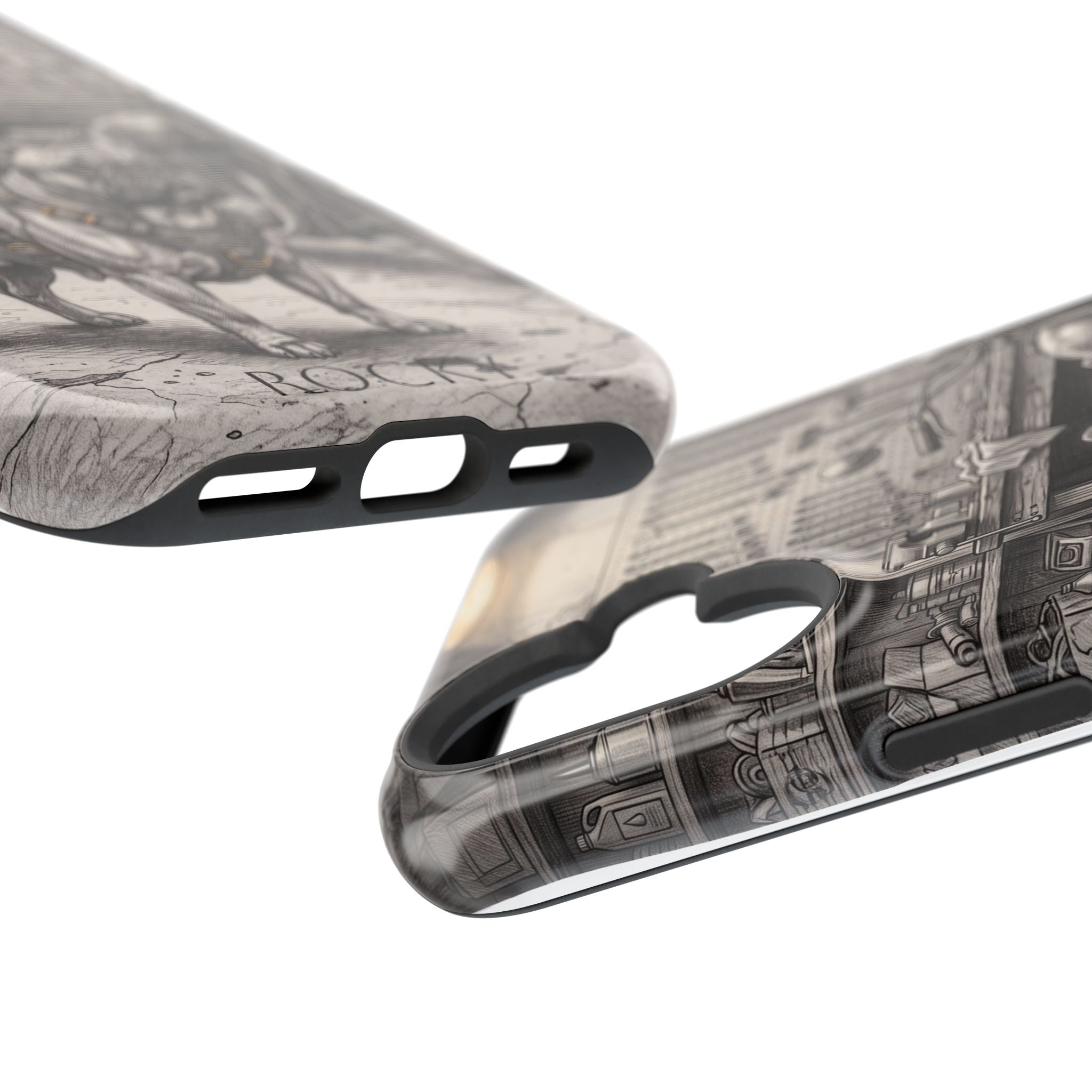 Personalized French Bulldog Vintage Street Phone Case — Wireless Charging Cover