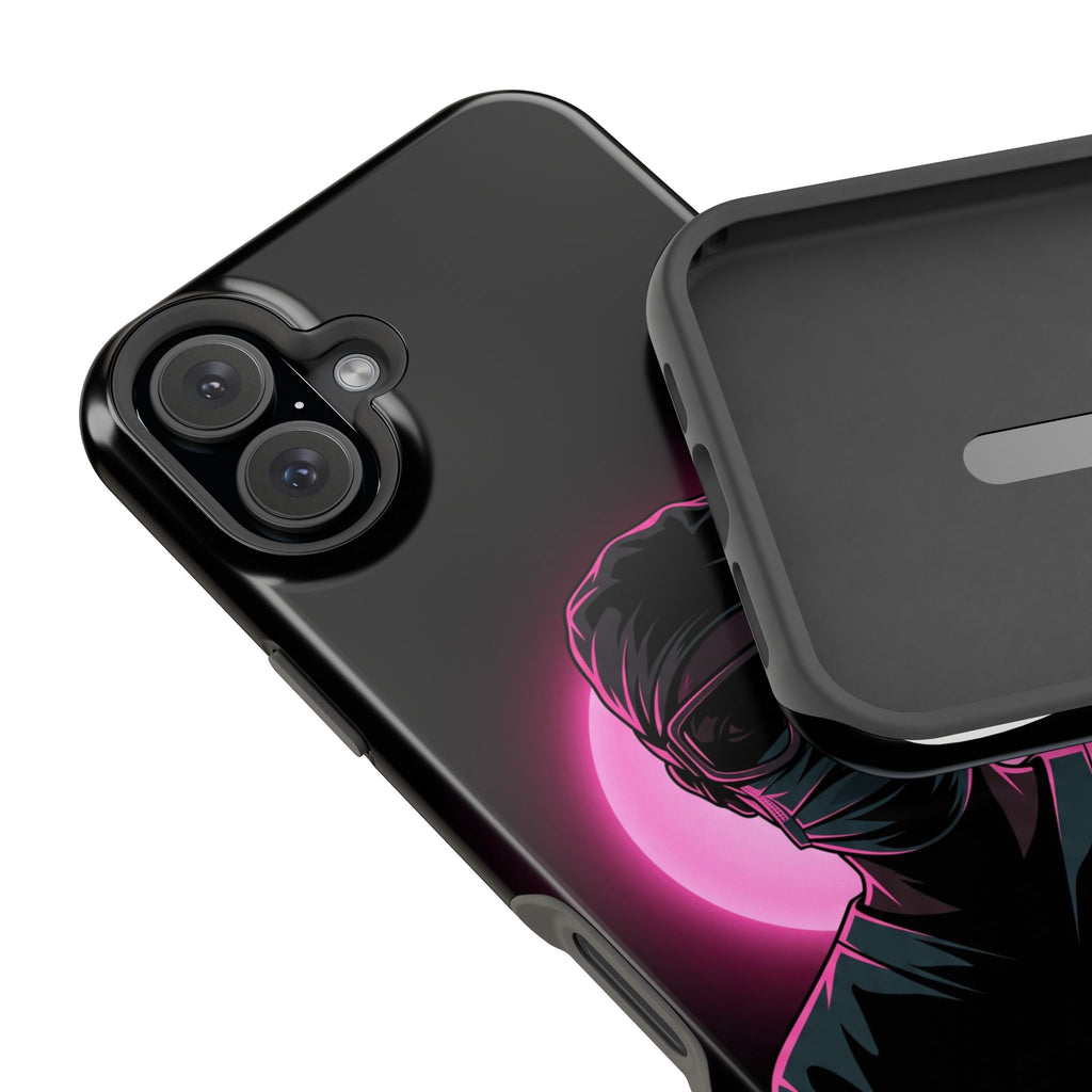 Nurse Portrait Phone Case — Navy Wireless Charging Cover