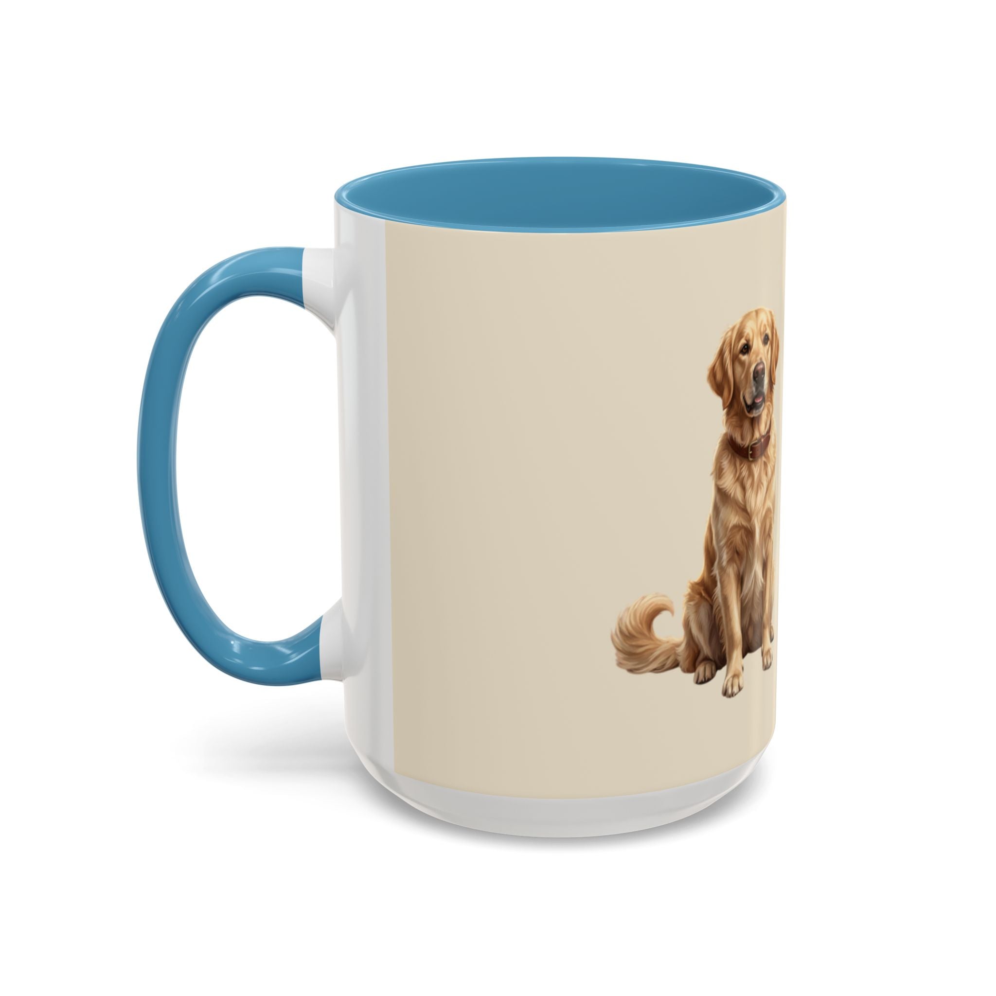 Personalized Golden Retriever Mug | Custom Name & Message Dog Mom Dad Coffee Mug