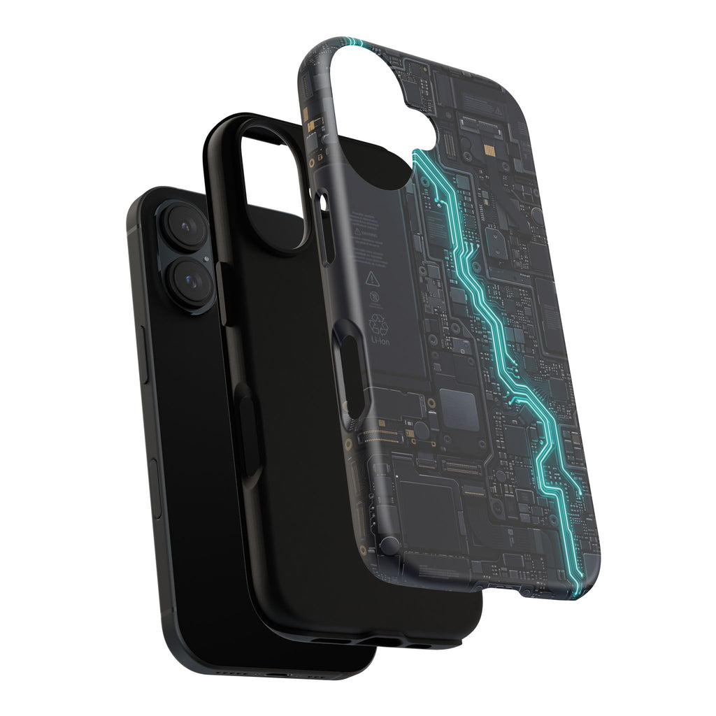 Electrician Cyan Circuit Phone Case - Samsung & iPhone Series