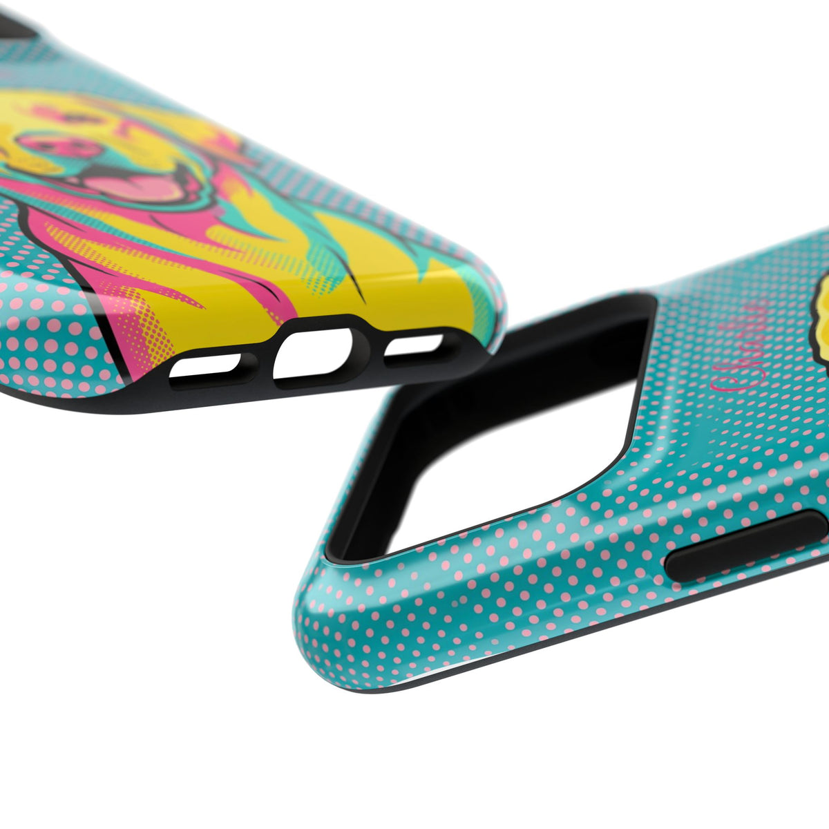 Personalized Pop Art Labrador Phone Case — Tough Magnetic Case with Wireless Charging
