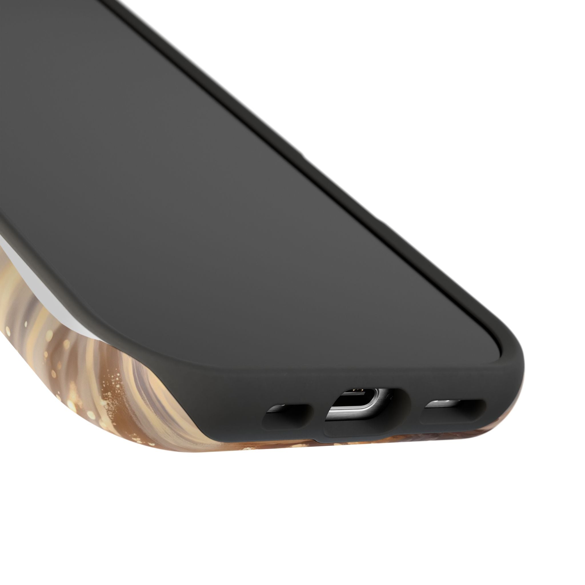 Beach Golden Retriever Phone Case — Impact-Resistant Wireless Charging Cover