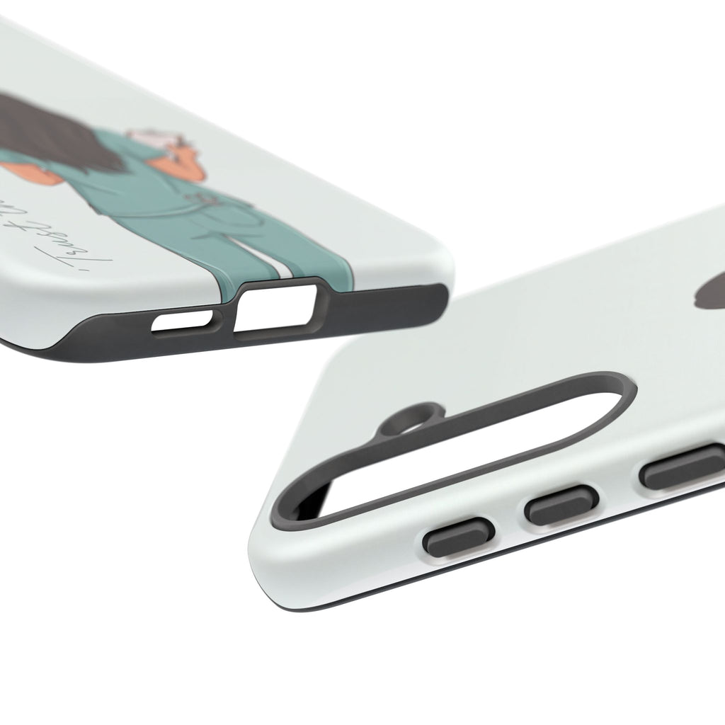 "Trust the Purpose" Nurse Phone Case | Illustrated Nurse in Scrubs Design | iPhone & Samsung