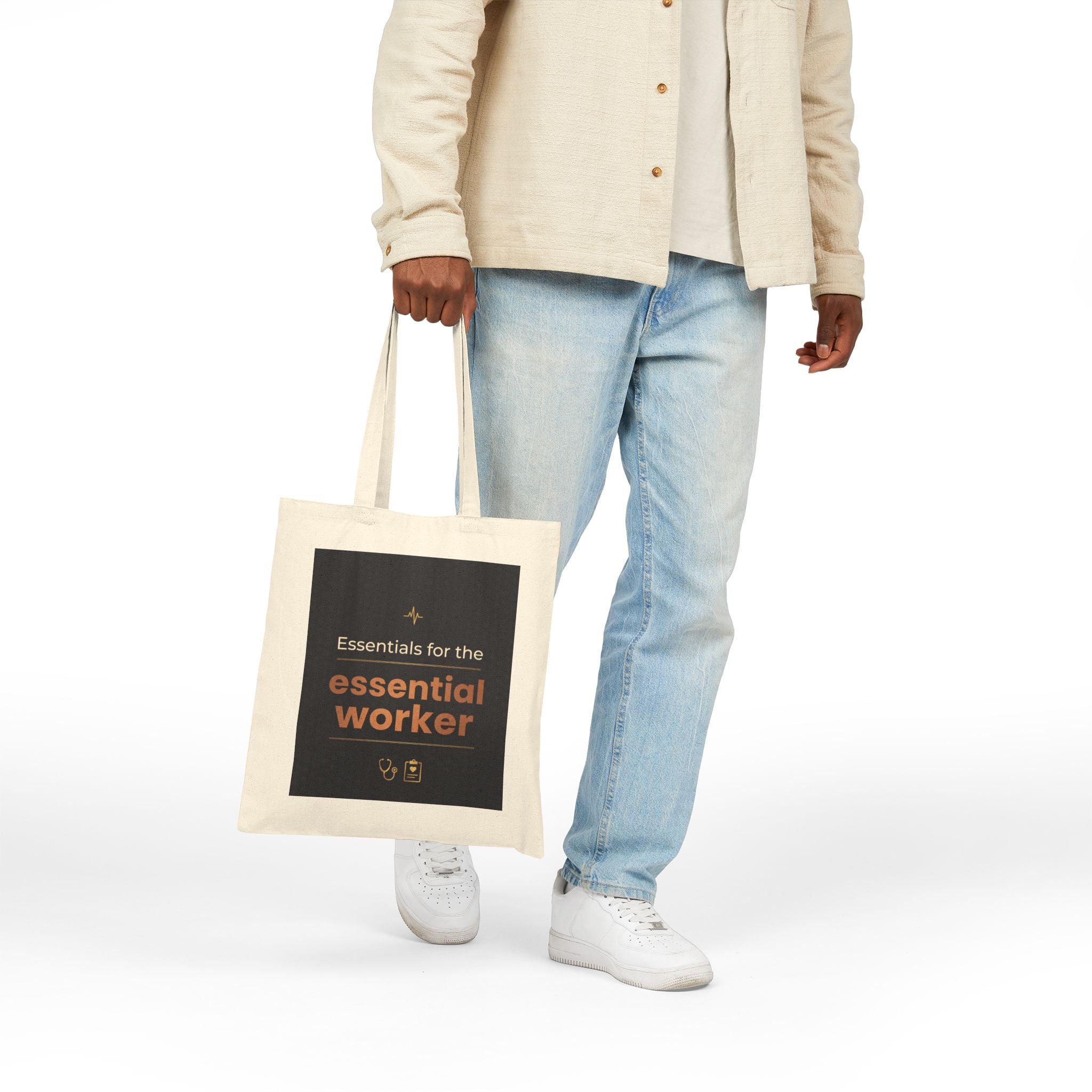 Nurse Tote Bag – Essentials for the essential worker – Cotton Canvas Tote Bag for Nurses