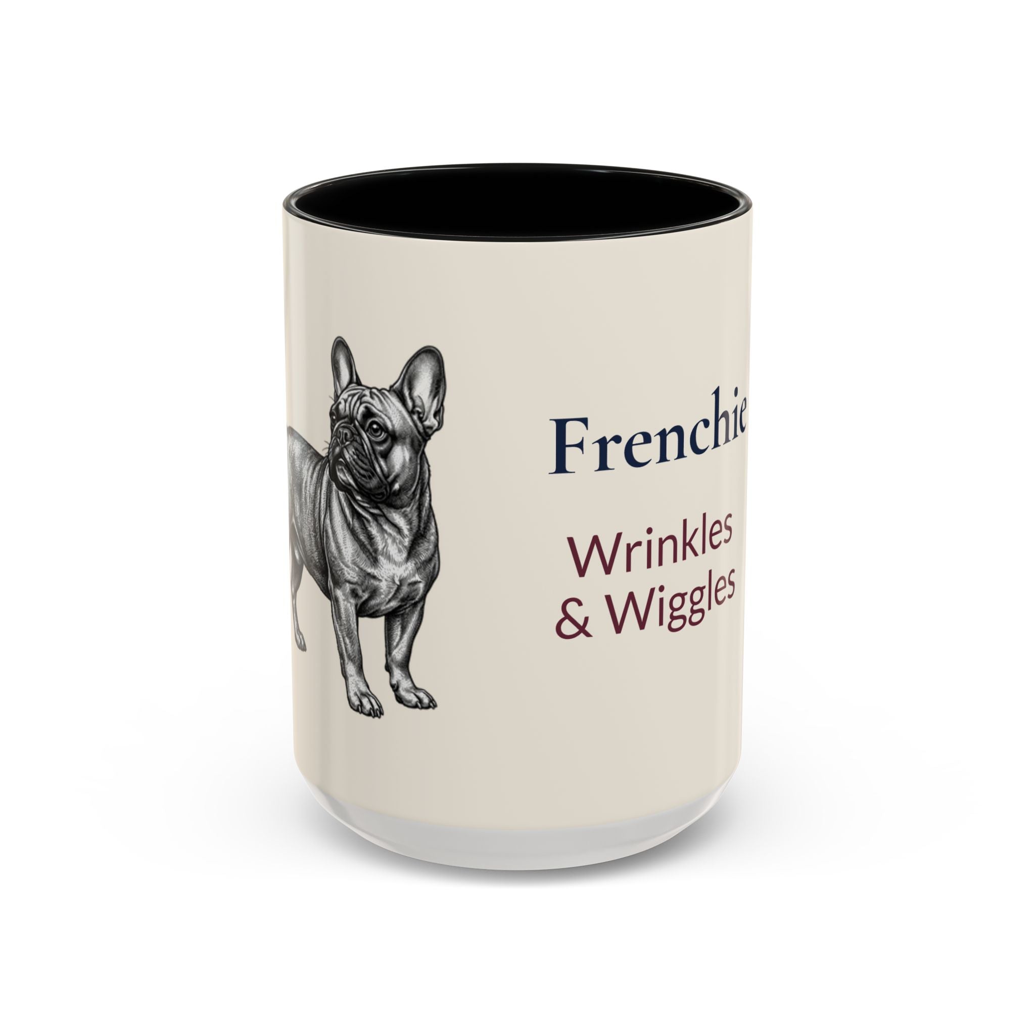 Personalized Frenchie Mug – Custom Name Coffee Mug – French Bulldog Lover Gift