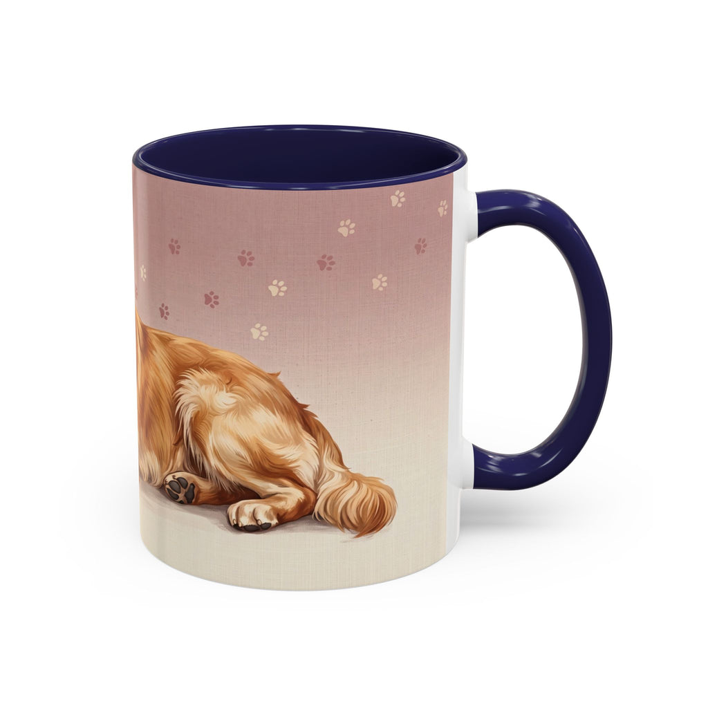 Golden Retriever Lying Down Mug | Golden Retriever Lover Gift | Cute Dog Coffee Mug