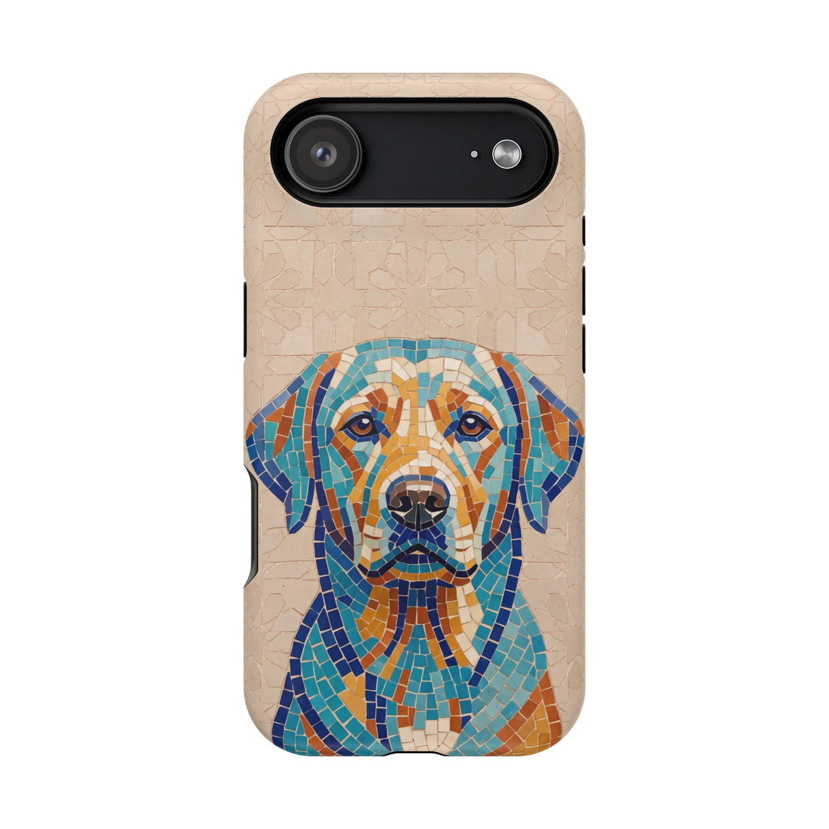 Colorful Labrador Art Phone Case — Tough Magnetic Case with Wireless Charging