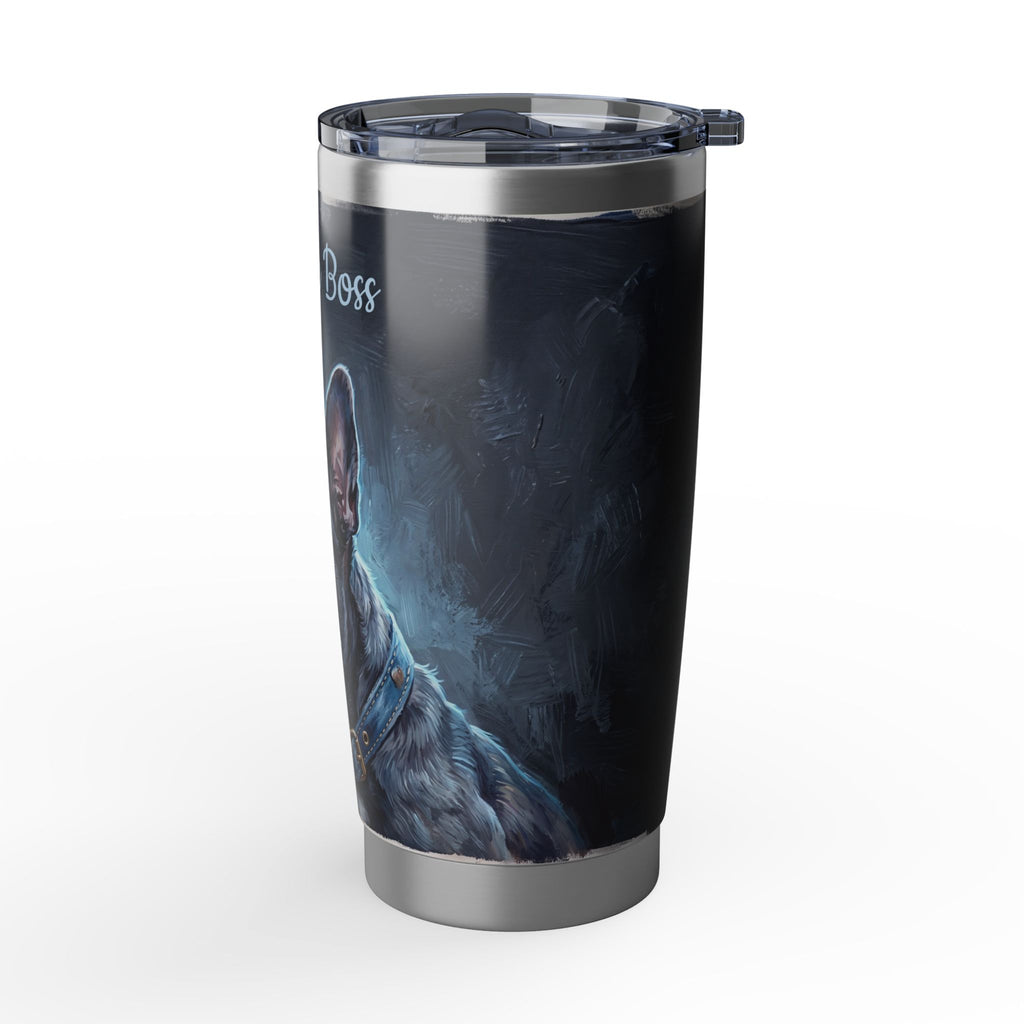 Personalized Frenchie Tumbler – Frenchie Boss Travel Mug, Custom Name