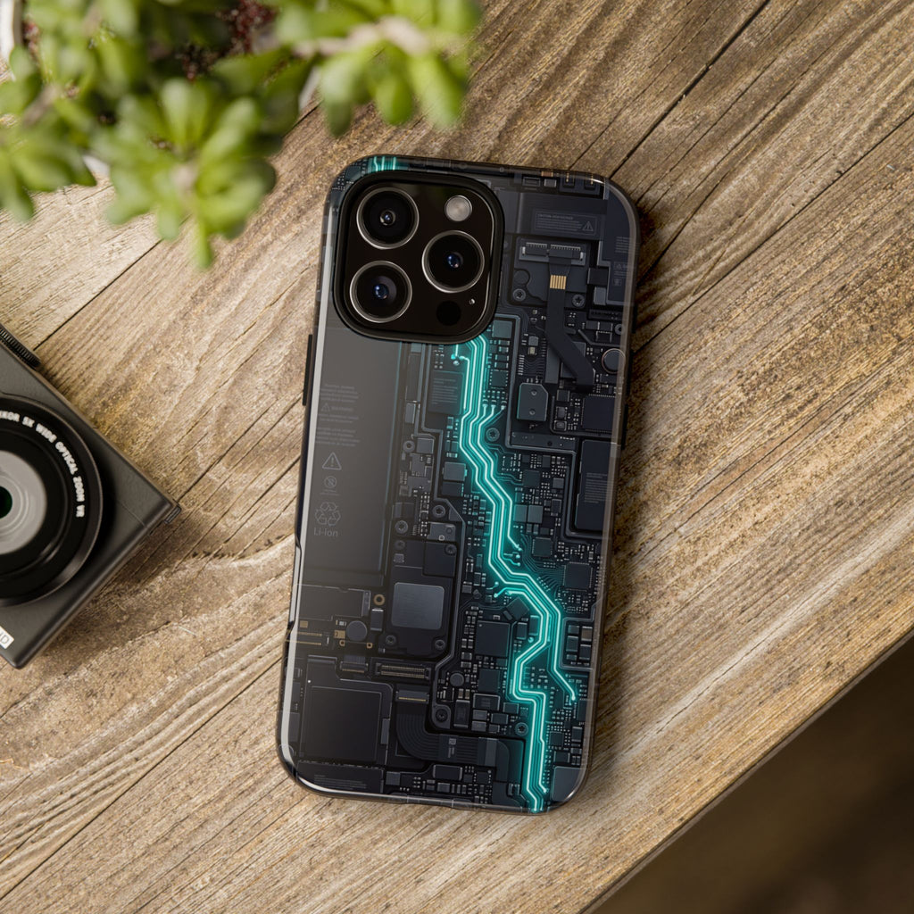 Electrician Cyan Circuit Phone Case - Samsung & iPhone Series