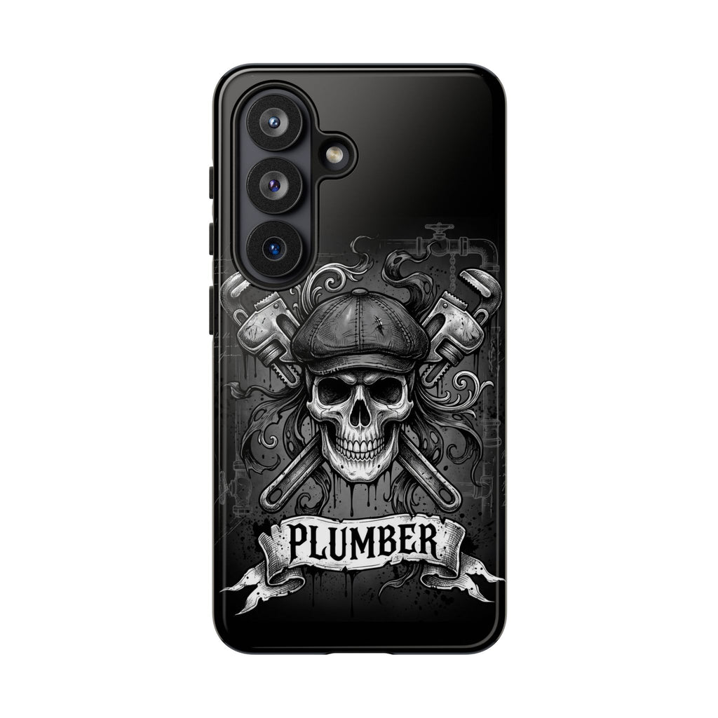 Gothic Skull Plumber Phone Case - Samsung & iPhone Series
