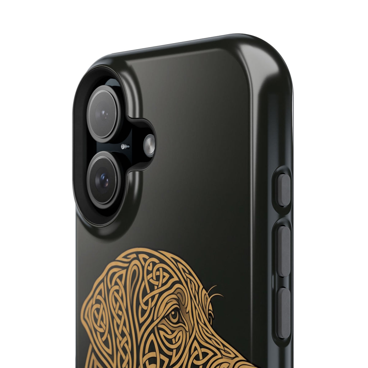 Celtic Knotwork Labrador Phone Case — Tough Magnetic Case with Wireless Charging