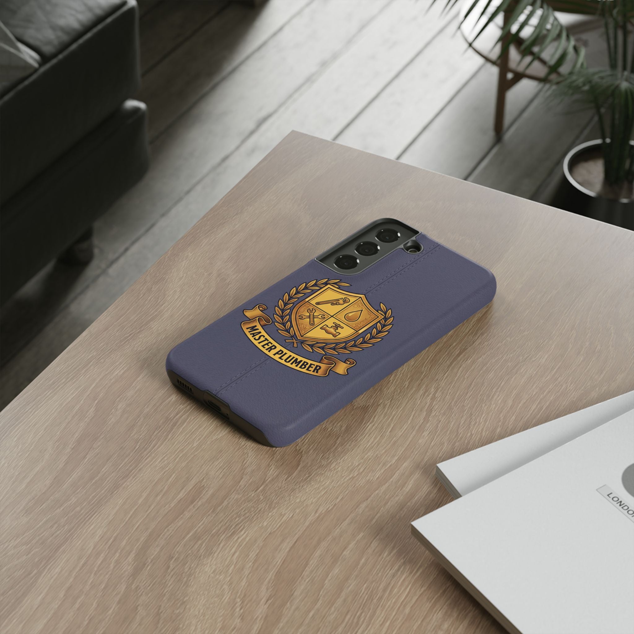 Master Plumber Slate Crest Phone Case - Samsung & iPhone Series