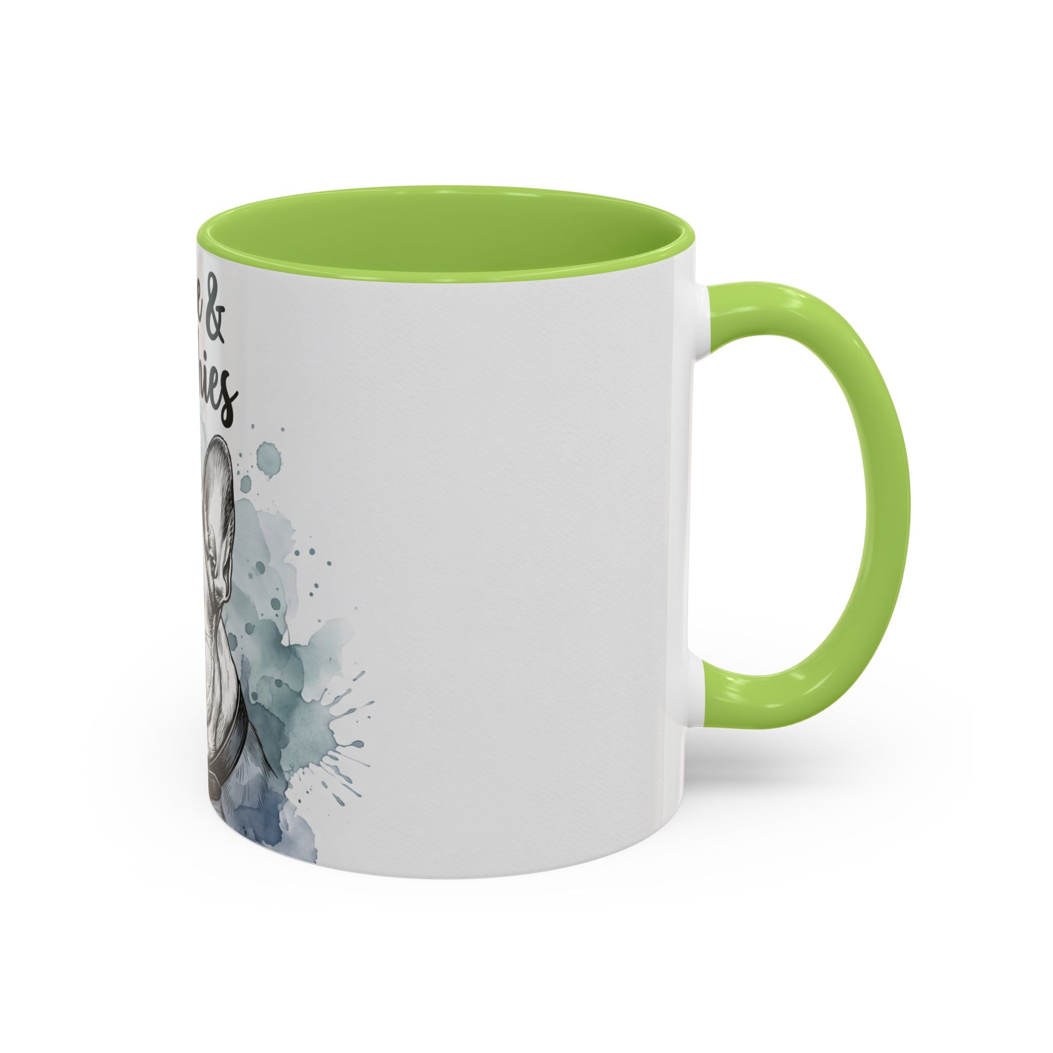 Coffee & Frenchies Mug | French Bulldog Lover Gift | Watercolor Dog Mug