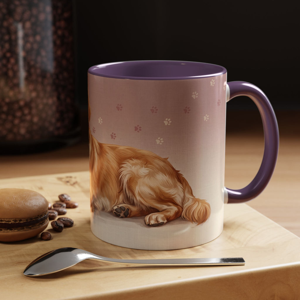 Golden Retriever Lying Down Mug | Golden Retriever Lover Gift | Cute Dog Coffee Mug