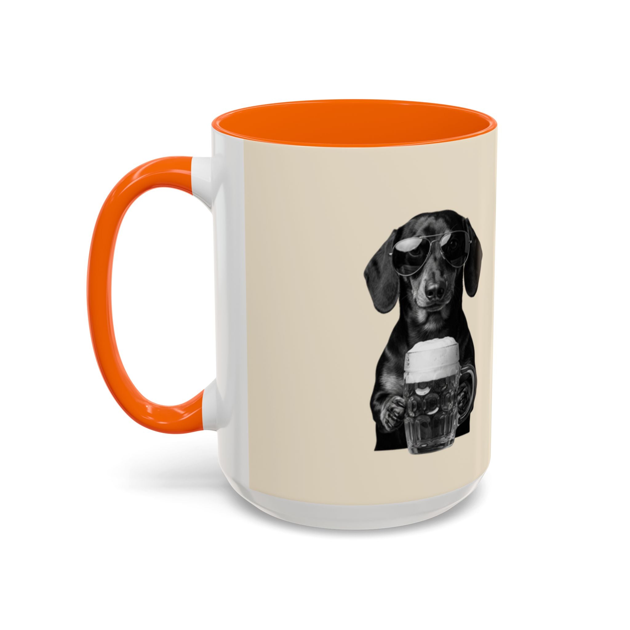 Personalized Dachshund Mug | Custom Name Coffee Mug | Funny Sausage Dog Gift | Beer Lover Dog Mug
