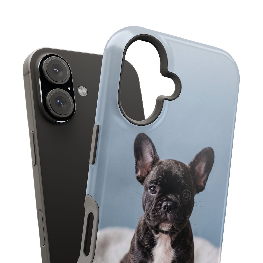French Bulldog Puppy Phone Case — Impact-Resistant Wireless Charging Cover