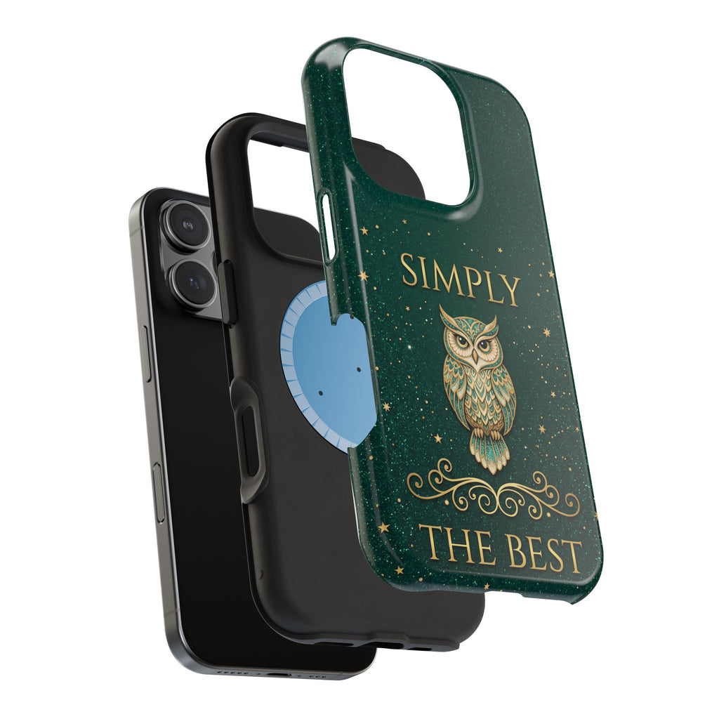 Simply The Best Wise Owl Phone Case — Wireless Charging Cover